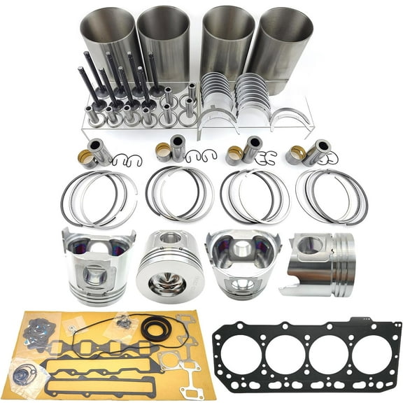 4TNE84 Engine Overhaul Rebuild Kit Piston Height 84mm FOR Yanmar 4TNE84 Engine John Deere Tractor 990 4500 4510 4600 4610 4020D Mustang 2040 2042 Skid Steer Loader