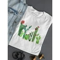 thumbnail image 3 of Cactus Houseplants T-Shirt Women -Image by Shutterstock, Female Large, 3 of 4