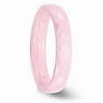 thumbnail image 4 of Ceramic Pink 4mm Faceted Polished Band Size: 8; for Adults and Teens; for Women and Men, 4 of 6