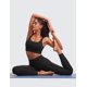 thumbnail image 3 of Sujetador deportivo CRZ YOGA Butterluxe, espalda en U, cuello redondo, acolchado, negro, 3 of 7