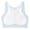 02-Blue, variant on Lightweight Bra for Girls No Underwire Adjustable Straps Bra Comfort Breathable Seamless Padded Bra White 14 Years