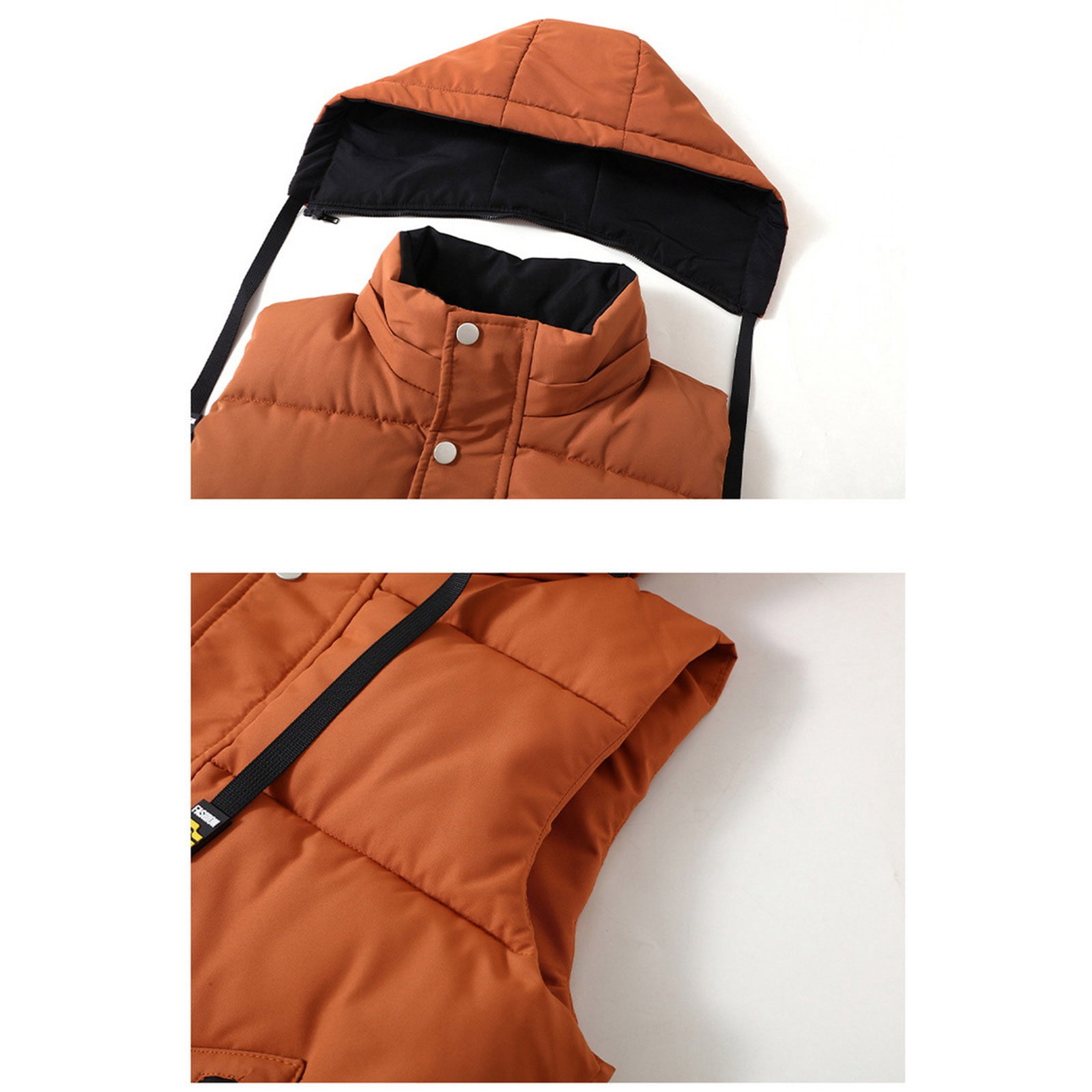 ZACPNCV Mens Lightweight Softshell Vest Windproof Sleeveless Jacket Zip Up Fleece Lined Vest Outerwear for Golf Running