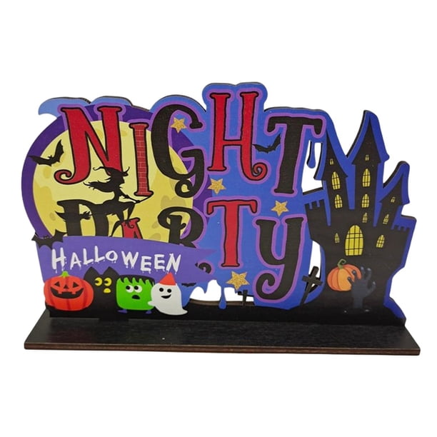 Adornos colgantes de mesa de Halloween aterradores para decoración de pared de granja estiloG