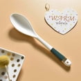 thumbnail image 3 of Cuchara de Postre de Cerámica Cucharas de Cena con Mango Largo Juego de 3 Cucharas de Porcelana con Mangos de Tres Colores Diferentes Cuchara for Comer Postre Aperitivos Cereales, 3 of 6