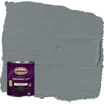 Glidden HEP Garrison Gray / Grey Semi-Gloss Interior Paint with Primer, 1 Quart