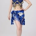 thumbnail image 2 of Bovxnpu Women Skirt Sparkly Sequin Fringe Skirt Tassel Shorts Belly Dance Skirts Festival Outfits for Women Beach Vacation Summer Outfits, 2 of 9