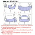 thumbnail image 3 of Maternity Support Belt Pregnancy Belly Band Antepartum Abdominal Back Support, 3 of 8