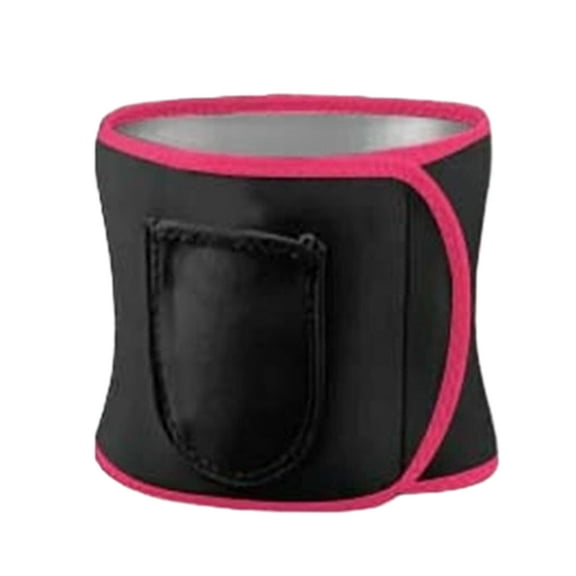 Adjustable Slimming Belt Sweat Belt for Men and Women Neoprene Waist Trainer Corset Waist with Pocket Feature