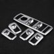 thumbnail image 2 of Car Door Window Switch Panel Cover Trim Frame Decoration Chrome for Mercedes Benz GLA, 2 of 4