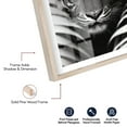 thumbnail image 4 of Tiger Jungle ZV Shadowbox Print Animal Art Prints by Notoriart, Blonde Frame, 21 x 31, 4 of 7