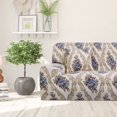 thumbnail image 2 of Dsseng Housse de Sofa Extensible en Spandex pour Causeuse Fleur Rouge Moyen, 2 of 6