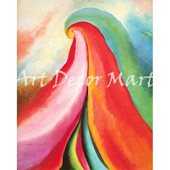 Series 1-O'Keeffe - CANVAS OR FINE PRINT WALL ART