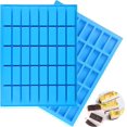 thumbnail image 1 of Moldes de silicona para caramelos, 1 paquete de 40 cavidades, rectángulo estrecho, moldes de chocolate para gominolas, trufas, pralinés, caramelos, moldes para bandejas de cubitos de hielo, 1 of 5