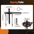 thumbnail image 5 of maXpeedingrods 21 in1 Bearing Puller Kit, Bearing Removal Tool, Bearing Separator Set, Bearing Disassembly Gear Puller w/ 3-jaw Hooks and 6 Sizes Red Steel Inner Hole Extractor, 5 of 10