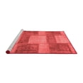 thumbnail image 2 of Ahgly Company Machine Washable Indoor Rectangle Patchwork Red Transitional Area Rugs, 5' x 8', 2 of 4