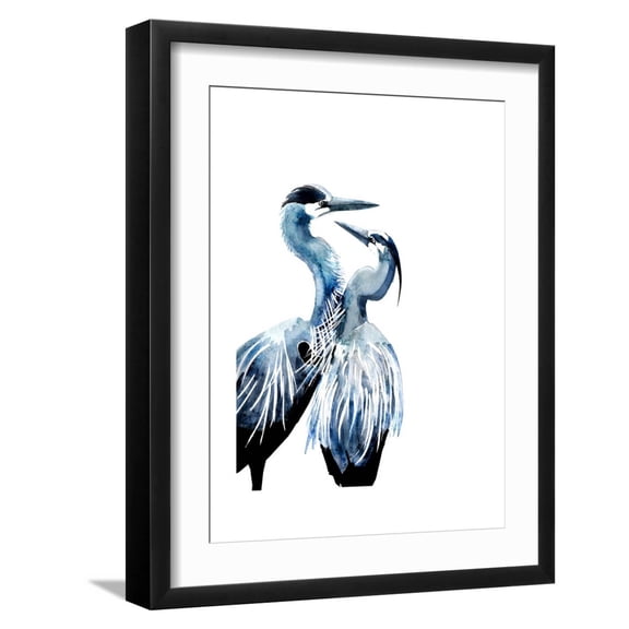 Art.com Coastal Dance Art Print by Crystal Smith, Black Frame Wall Art, 17" x 21"