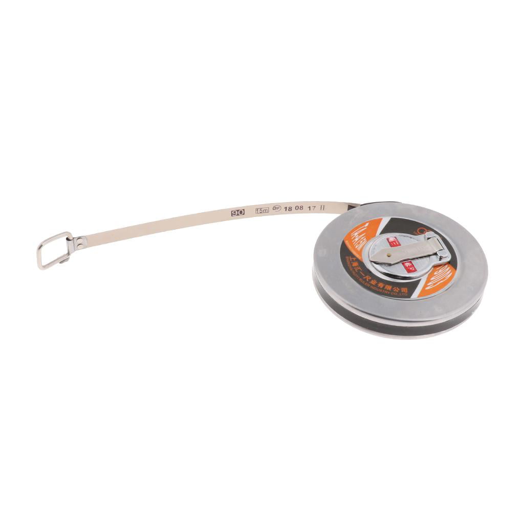 15m 20m Measuring Tape Stainless Steel Woodworking Retractable Metric 