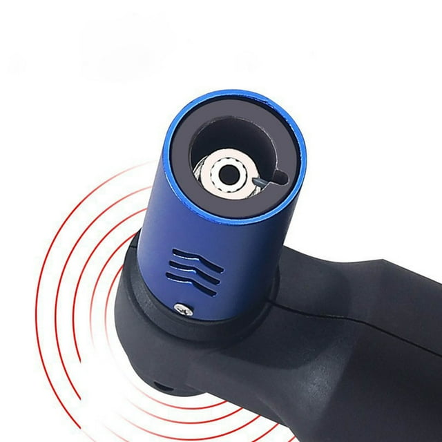 Kieccall Briquet en Métal Rechargeable - Coupe-Vent à Flamme Réglable, Portable pour Bougies, Foyer, Bbq et Allumage Extérieur