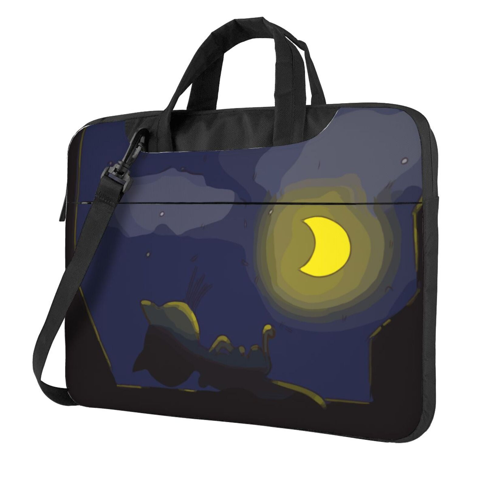 Fantasy Moon Cat Laptop Bag, 13 inch Laptop or Tablet, Business Casual