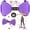 Purple, variant on Waist Twister Machine, Silent Ab Toner Machine with LED Screen, Core Workout Board for Women, Home Gym Equipment for Hourglass Figure & Love Handle Reduction