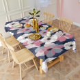 thumbnail image 6 of Pioneer Flower Floral Print Pattern Rectangle Tablecloth 60"x102",Waterproof Polyester Rectangle Table Cloth, Wipeable Spillproof Polyester Tablecloth for Dining, Camping, Indoor and Outdoor, 6 of 6