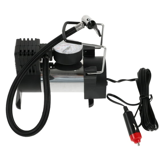 HEMOTON Compressor Tire Inflator Pump 16.20X14.00X8.20CM Black