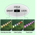 thumbnail image 4 of Solar Path Lights 6 Pack Solar Landscape Lights Solar Pathway Lights 7 Color Changing Outdoor Lights for Patio Walkway Lawn Yard and Driveway, 4 of 7