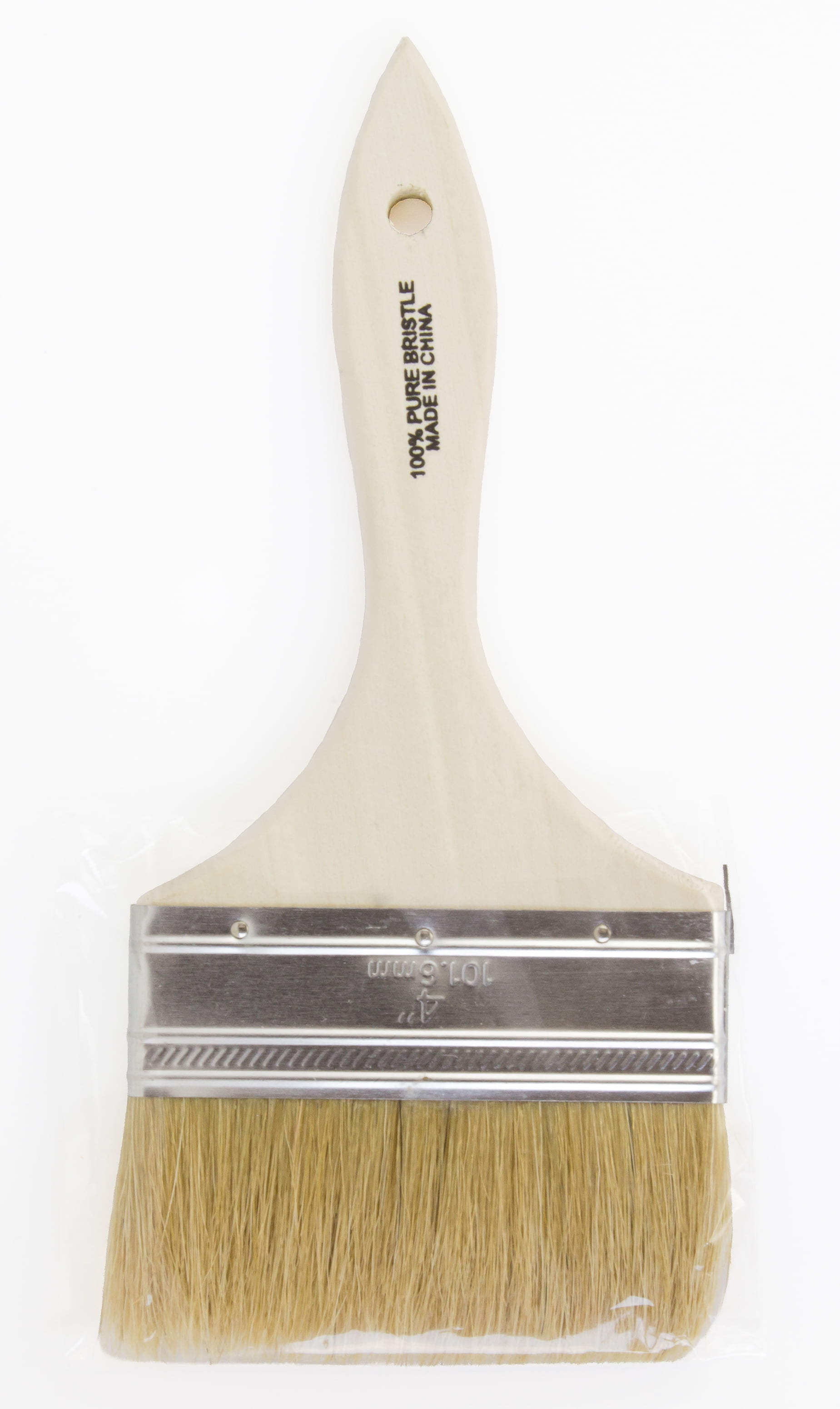 Linzer 4 in. Natural Bristle Flat Chip Paint Brush