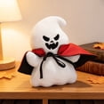 thumbnail image 6 of Aoznliie Halloween Plush Toy, Embroidered Ghost Soft Toy with Hanging Loop, 17.7 inch Cute Stuffed Toy for Party Gift, White, 6 of 7