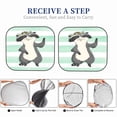 thumbnail image 7 of Uemuo Cute Raccoon Printed 2 PCS Car Windshield Sun Shade, Auto Sun Heat and UV Rays Blocker, Foldable Automotive Front Window Sunshade Protector, 7 of 7