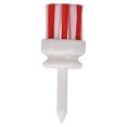 thumbnail image 2 of Golf Tees Golf Tees Plastic Plastic Nylon Golf Tees Plastic Long Ball Base Low Friction Brush Support Tee For Long Distant Hit Training83Mmwhite And Blue, 2 of 7