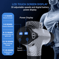 thumbnail image 2 of AMFit Massage Gun Deep Tissue Muscle Massage Gun for Athletes, Professional Handheld Massager Gun, Portable Percussion Massage Gun for Pain Relief - 6 Heads, 20 Speeds, Powerful Motor & Battery Life, 2 of 8