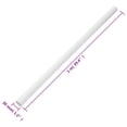 thumbnail image 2 of vidaXL Cable Trunkings with Clips Ø1.2" 32.8' PVC, 2 of 7
