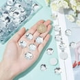thumbnail image 3 of HLONK 120 Pcs 20mm Large Flat Back Round Acrylic Rhinestone Gems with Container Clear Circle Crystals Bling Jewels Acrylic Jewels Embelishments for Costume Making Cosplay Jewels Crafts DI, 3 of 9