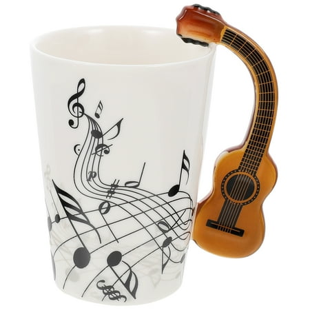 

FRCOLOR Ceramic Water Cup Delicate Musical Instrument Designed Coffee Mug for Home