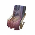 thumbnail image 4 of Night Soft Flannel Fleece Throw Blanket, Dreamlike Ethereal Sky with Moon Stars and Blooming Spring Tree Branches, Cozy Plush for Indoor and Outdoor Use, 50" x 70", Blue Pale Pink Black, by Ambesonne, 4 of 6