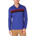 thumbnail image 1 of Club Room Polo Rayé pour Hommes, Bleu, Très Grand, 1 of 1