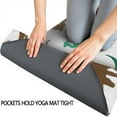 thumbnail image 3 of Colorful Dinosaurs Silhouettes Pattern Hot Yoga Mat Towel Non Slip for Hot Yoga - Quick-Drying Yoga Mat Cover with 4 Corner Pockets with Travel Bag - Hot Yoga Towel Non Slip 70"x26", 3 of 6