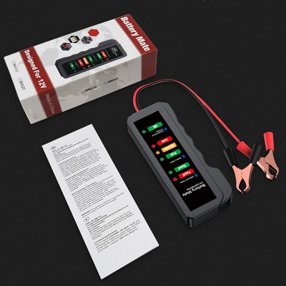 Alasum Portable Car Battery Analyzer with Wide Mouth Bite Force for Precise Measurement