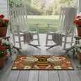 thumbnail image 2 of Abbott Doormat Durable Natural Coco Coir Doormat, Weather Resitant Mat Outdoor & Indoor Entrance, Home Decor Large Doormat, 18x30", Floral Bee, 2 of 6
