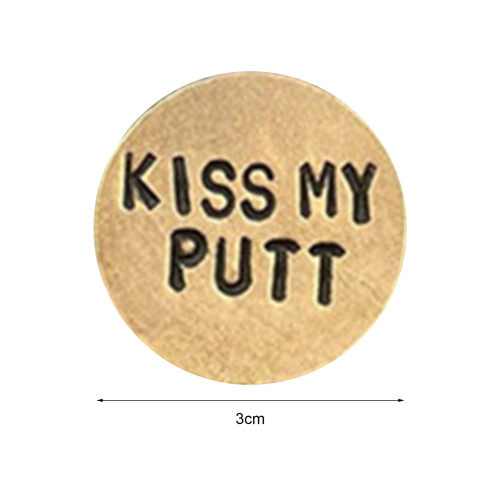 Zhaomeidaxi Golf Ball Markers Assorted Funny Words - AlloyAlloy