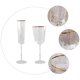 thumbnail image 4 of FELTECHELECTR 2 copas de whisky para fiestas, decorativas, delicadas, creativas, doradas, 4 of 6