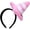 pink, variant on Hfppkn Plush Traffic Cone Headband Novelty Roadblock Hair Hoop 20cm Red