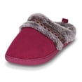 thumbnail image 3 of Floopi House Slippers for Women Fur Lined Clog w/ Aztec Trim Bedroom Slip Ons, 3 of 8