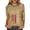 C-Beige244, variant on Women 4Th Of July T Shirt 250Th Anniversary USA 3/4 Sleeve Shirts 1776-2026 United States Top