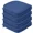 Navy Blue, variant on LiteHaven 21 x 21 Inch Outdoor Chair Cushion Set of 4, Fade-Resistant and Water-Resistant Solution-Dyed Polyester Fabric Patio Chair Cushions with Straps for Outdoor/Indoor Dining Chairs,Navy Blue
