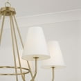 thumbnail image 6 of Capital Lighting 452761 Julia 6 Light 36" Wide Chandelier - Brass, 6 of 7