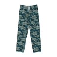 thumbnail image 2 of Vsdgher Fish Style Print Mens Pajama Pants Sleep & Lounge Pants, PJ Bottoms With elastic waistb and Pockets, 2 of 5