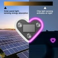 thumbnail image 3 of Solar Powered Wireless LED Heart Car Light, C-Pillar & Triangle Window Ambient Neon - IP65 Waterproof for Car Interiors Decor, Easy Non-Destructive Installation, Romantic Gift, 3 of 8