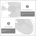 thumbnail image 3 of HONMEET Universal Replacement Fan Blades for Table and Pedestal Fan Plastic Transparent Design, 3 of 8